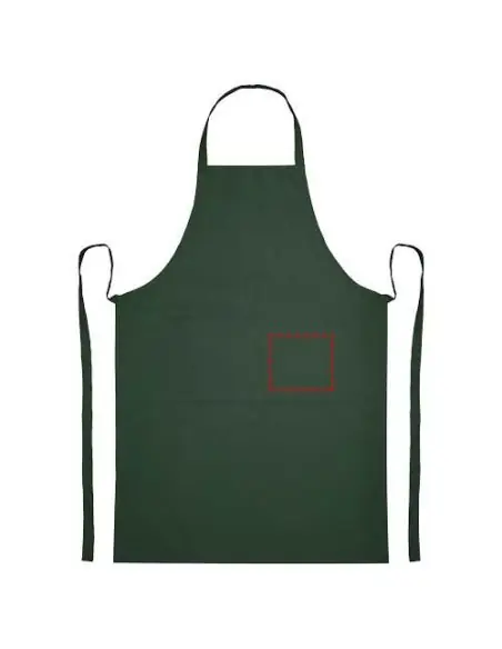 Delantal de algodón orgánico de 200 g/m² Ecológico Personalizado 6113200