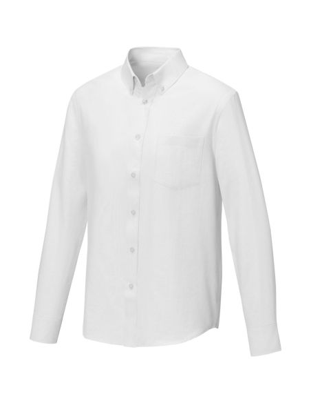 Camisa Oxford manga larga 130 g/m² con bolsillo