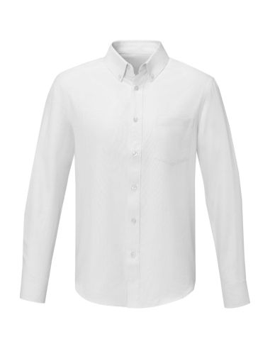 Camisa Oxford manga larga 130 g/m² con bolsillo