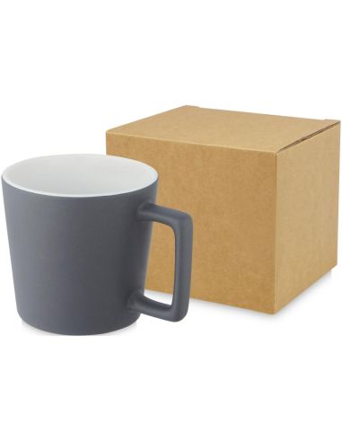 Taza de cerámica de 370 ml con acabado mate Ecológica Personalizada 6100900