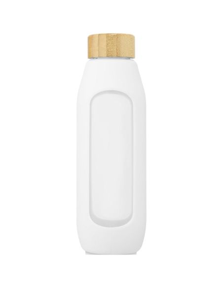 Botella borosilicato 600 ml con agarre silicona