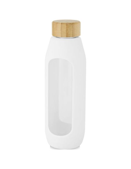 Botella borosilicato 600 ml con agarre silicona