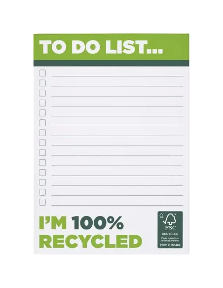 Libreta A6 de papel reciclado Ecológica Personalizada 621282