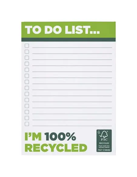 Libreta A6 de papel reciclado Ecológica Personalizada 621282