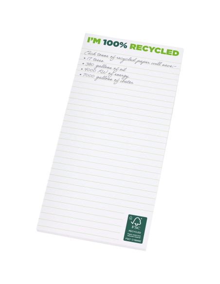 Libreta 1/3 A4 reciclada 100 hojas 80 g/m²