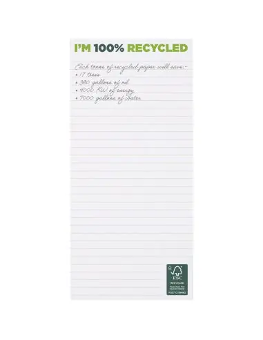 Libreta 1/3 A4 de papel reciclado Ecológica...