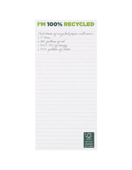 Libreta 1/3 A4 de papel reciclado Ecológica Personalizada 621284