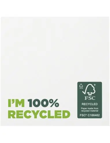 Bloc de notas adhesivas de papel reciclado de...