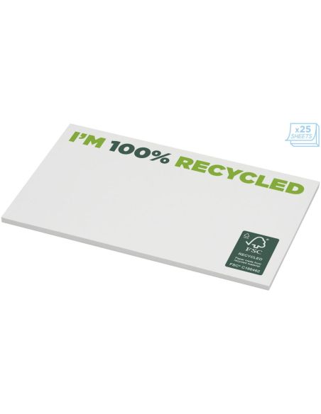 Notas adhesivas recicladas 127 x 75 mm 100 hojas