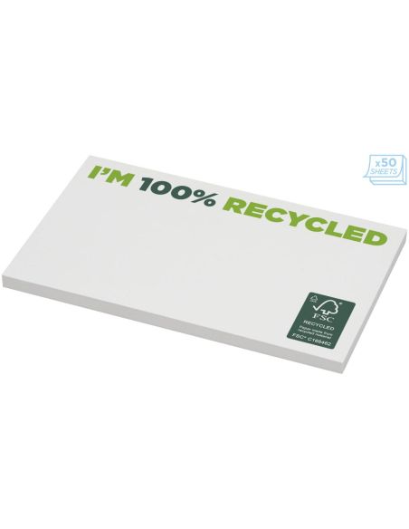 Notas adhesivas recicladas 127 x 75 mm 100 hojas