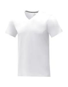 Camiseta de manga corta y cuello en V para hombre...