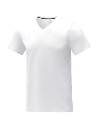 Camiseta de manga corta y cuello en V para...