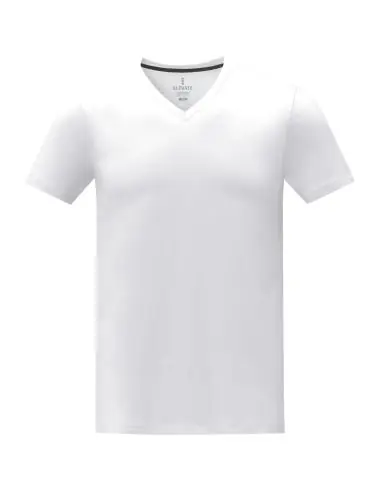 Camiseta de manga corta y cuello en V para...