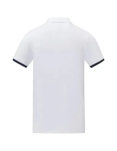 Polo de manga corta de dos tonos para hombre...