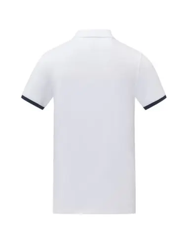 Polo de manga corta de dos tonos para hombre...
