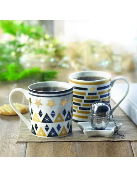 Taza, plato y filtro en caja Ecológica Personalizada 7CX1443