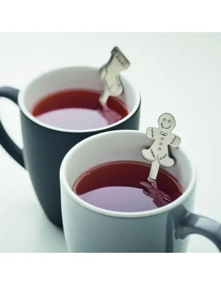 Set 4 cucharas de té navideñas Ecológica Personalizada 7CX1533