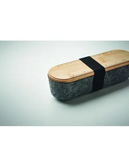 Estuche fieltro RPET con tapa Ecológico Personalizado 7MO2114