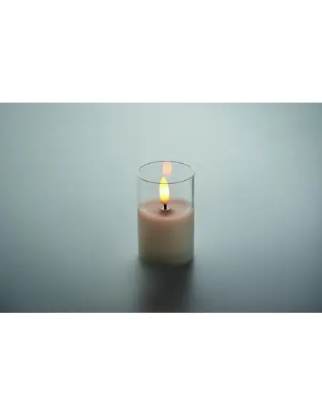 Vela efecto LED de cristal Ecológica Personalizada 7MO2365
