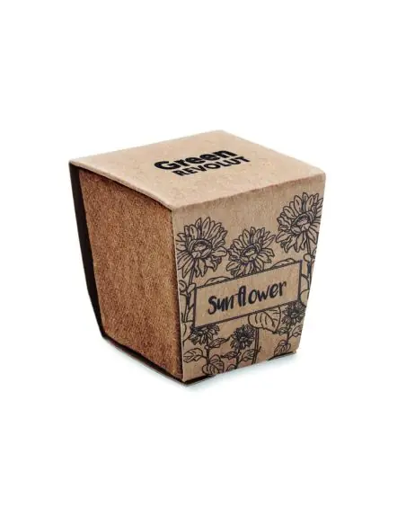 Kit de cultivo de girasoles Ecológico Personalizado 7MO2411