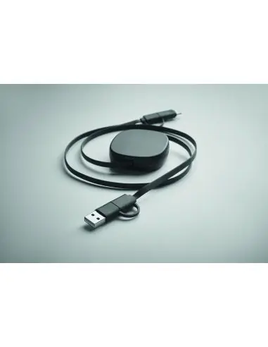 Set de cables retráctil Ecológico Personalizado...