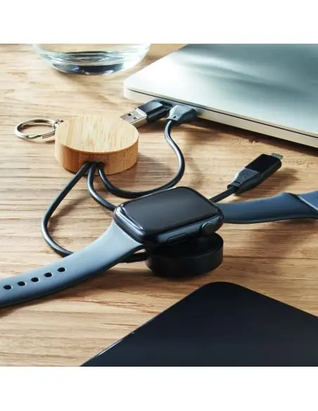 Llavero con cable 4 en 1 Ecológico Personalizado 7MO2451