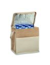 Bolsa nevera de yute y lona 3L Ecológica Personalizada 7MO2503 - Imagen 3