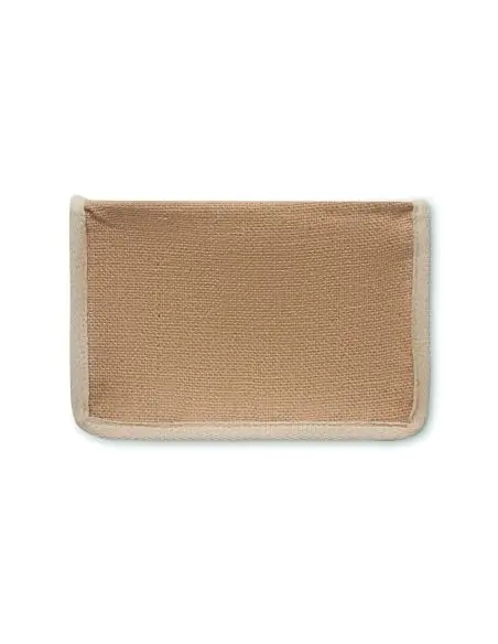 Bolsa nevera de yute y lona 3L Ecológica Personalizada 7MO2503