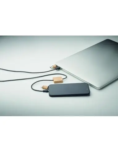 Cable de carga de 60 W Ecológica Personalizada...