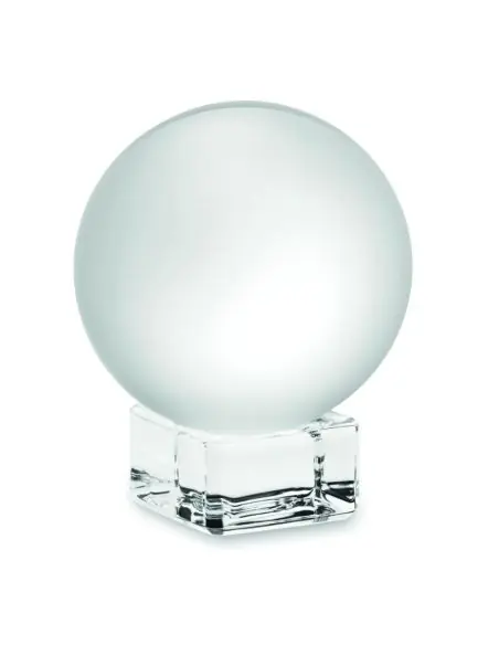 Premio redondo de cristal Ecológico Personalizado 7MO2655