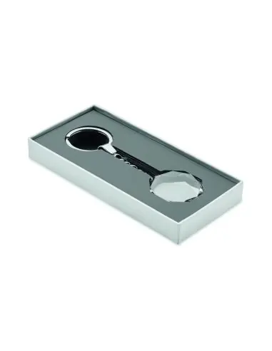 Llavero redondo de cristal Ecológico...