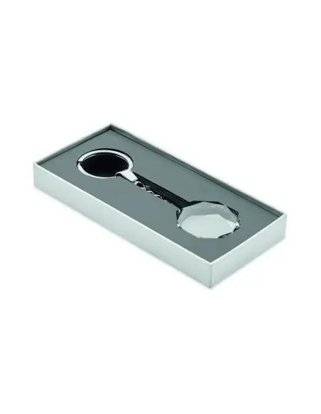 Llavero redondo de cristal Ecológico Personalizado 7MO2657