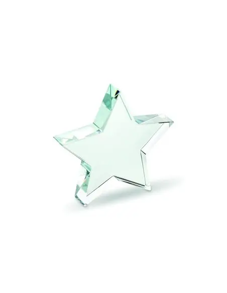 Premio estrella de cristal Ecológico Personalizado 7MO2660