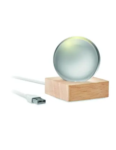 Bola de cristal LED Ecológica Personalizada...