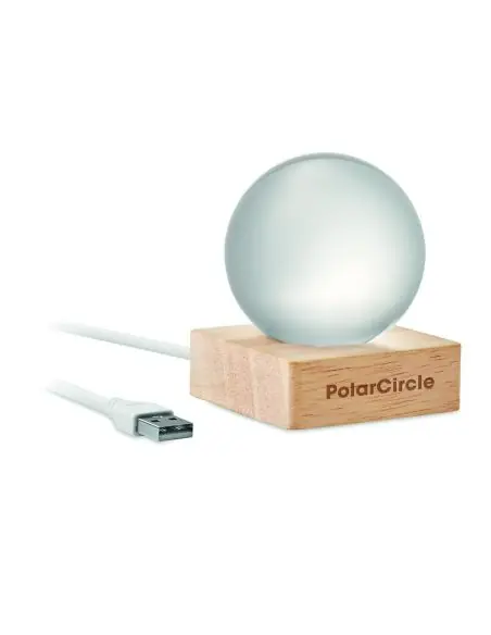 Bola de cristal LED Ecológica Personalizada 7MO2689