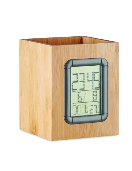 Porta bolígrafos bambú Ecológico Personalizado 7MO6289