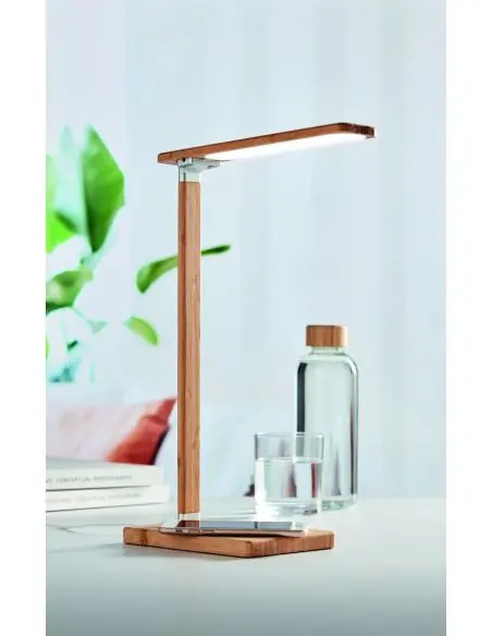 Lampara sobremesa cargador 10 W Ecológica Personalizada 7MO6346