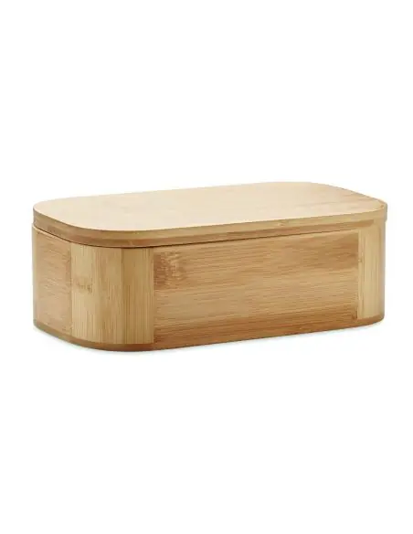 Fiambrera de bambú 1000ml Ecológica Personalizada 7MO6378