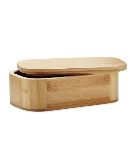 Fiambrera de bambú 1000ml Ecológica Personalizada 7MO6378
