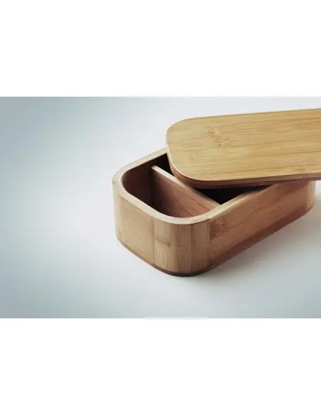 Fiambrera de bambú 1000ml Ecológica Personalizada 7MO6378