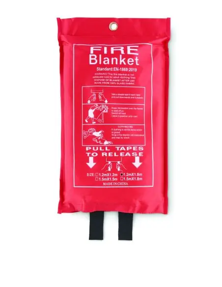 Manta ignifuga en bolsa de PVC Ecológica Personalizada 7MO6386