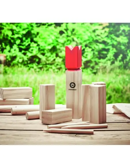 Juego de madera de pino Ecológico Personalizado 7MO6396