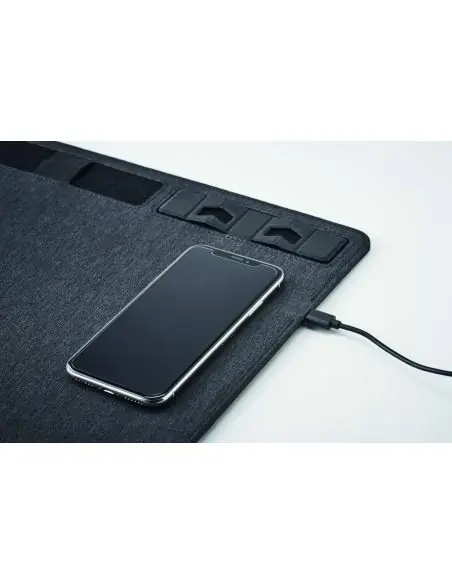 Alfombrilla RPET cargador 15W Ecológica Personalizada 7MO6416