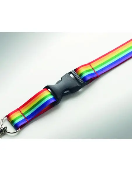 Lanyard RPET rainbow Ecológico Personalizado 7MO6423