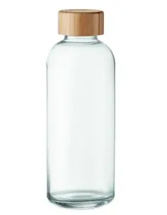 Botella 650 ml tapa de bambú Ecológica Personalizada 7MO6426