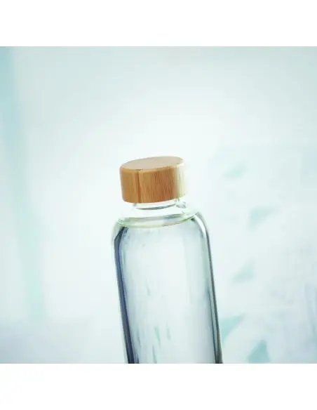 Botella 650 ml tapa de bambú Ecológica Personalizada 7MO6426