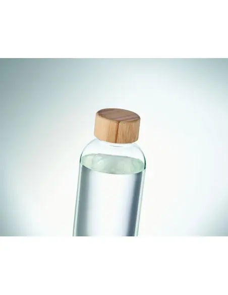 Botella 650 ml tapa de bambú Ecológica Personalizada 7MO6426