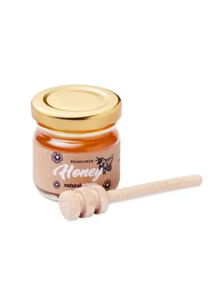 Set tarro miel y dispensador Ecológico Personalizado 7MO6440