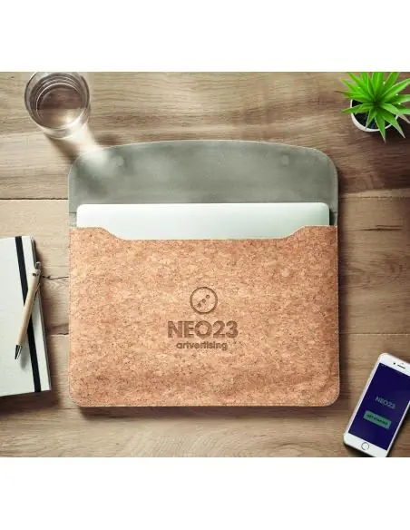 Bolsa de corcho para portátil Ecológica Personalizada 7MO6448