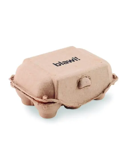 Set 6 tizas en forma de huevo Ecológica Personalizada 7MO6479